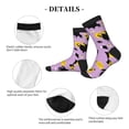 thumbnail image 4 of Xecao Cute Halloween Print Crew Socks for Men and Women, Men's Soft Moisture-wicking Sock, 4 of 7