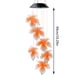 thumbnail image 3 of Fiudx Carillón de Viento Solar, Lámpara Colgante Decorativa con Forma de Hoja de Arce, Farol Led para Jardín, Decoración Ecológica para Exteriores, Decoración de Patio, Embellecimiento de Jardín, Ilu, 3 of 6