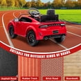 thumbnail image 4 of COCLUB 12V Dodge Licensed Toddler Electric Car for Kids, Ride-On Toys with Parent Remote Control, Bluetooth® & LED Dashboard – ASTM Certified for Boys & Girls Ages 3-4, Red, 4 of 7