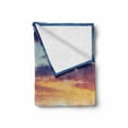 thumbnail image 2 of Nature Soft Flannel Fleece Blanket, Idyllic Skyline in National Park on European Mountains Tranquil Scenery, Cozy Plush for Indoor and Outdoor Use, 60" x 80", Fern Green Blue Lilac, by Ambesonne, 2 of 6