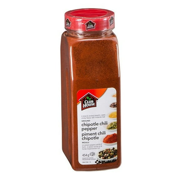 Clubhouse Ground Chipotle Chili Pepper, Spice | 454G/Unit, 12 Units/Case