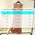 thumbnail image 2 of HomeGardon Nightgowns for Women,Women's Sleepwear,Women's Round Neck Solid Color with Chest Cushion Loose and Comfortable Plus Size Home Skirt,M-XXL, 2 of 7
