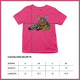 thumbnail image 5 of Tee Hunt Dean Russo Cute Cat Youth T-Shirt First We Steal Your Heart Pet Kids, Pink, Large, 5 of 5