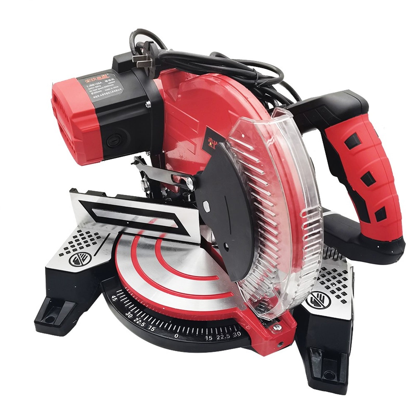 10 Inch Electric Saw Aluminum Machine 1800W Multifunctional Circular Saw 45 Degree Cutting Miter Sawing Aluminum Machine ,Efficient Cutting