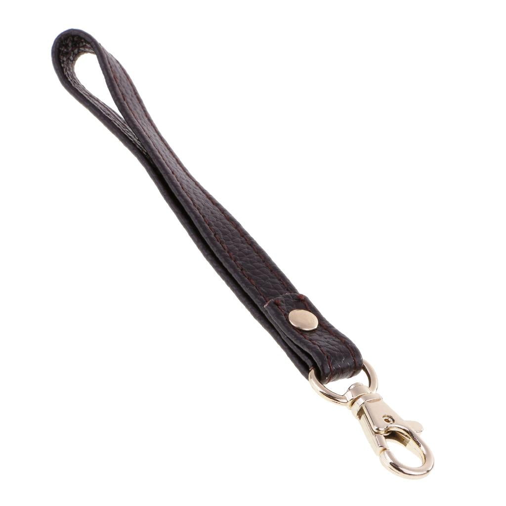 brown wristlet strap