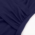 thumbnail image 6 of mgoYE Women's Maternity Shirts Ribbed Long Sleeve Pregnancy Tops V Neck Knit Side Ruched Pregnant Clothes Sweater(Blue,2XL), 6 of 9