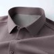 thumbnail image 4 of Ceisia Men's Adding Fleece Solid Color Lapel Gift Long Sleeved Button Cardigan Business Leisure Shirt Top Features: It is made, 4 of 6
