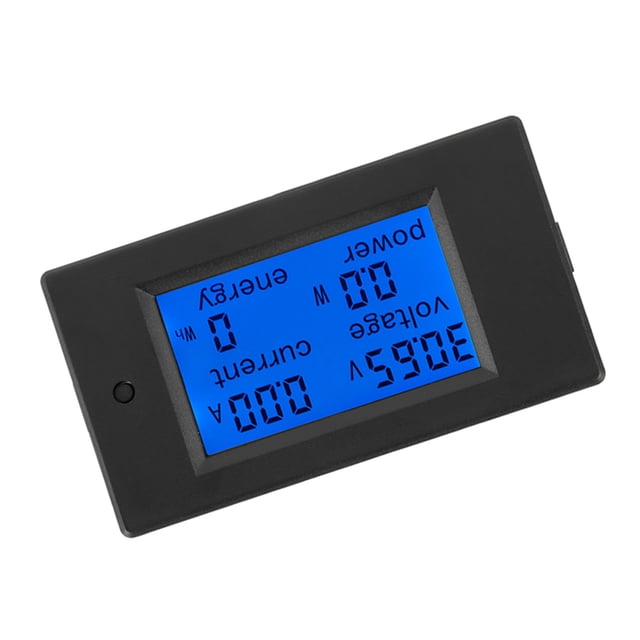 Voltímetro Digital Medidor De Corriente De Voltaje De Energía Eléctrica Con Pantalla LCD Grande, Umbral De Alarma De Potencia, Función De Memoria Y Derivación De Corriente,