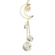thumbnail image 2 of Atrapasol De Cristal Atrapasol De Cristal Decoración Crystal Love Star Moon Metal Ring Hanging Home Car Pendant (27), 2 of 4