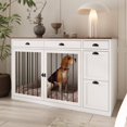 Deluxe MultiFunctional Dog Crate Furniture Versatile Stand Pet Haven