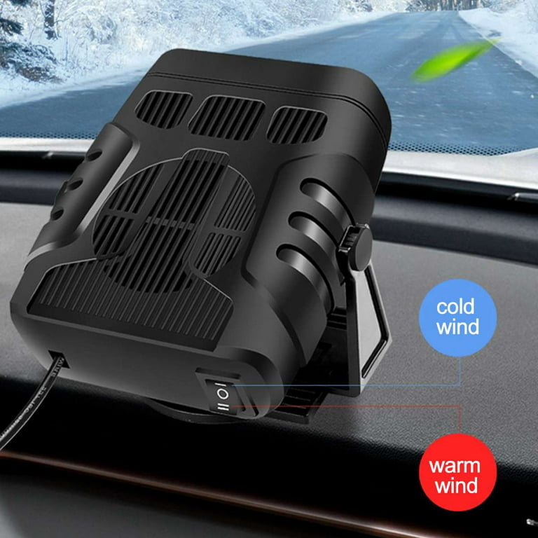  Car Heater,12V Car Heater 3 Hole Portable Winter Heating Warmer  Windshield Defroster Fog Removing : Automotive