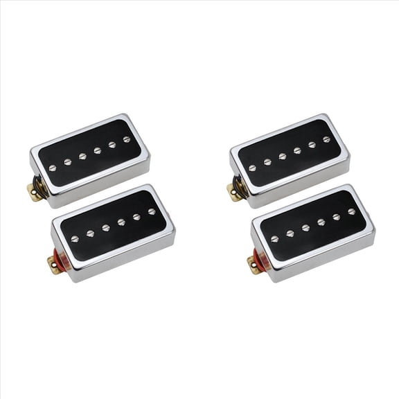2X P90 Electric Guitar Pickup Humbucker Size Single Coil Neck and Bridge Parts Accessories