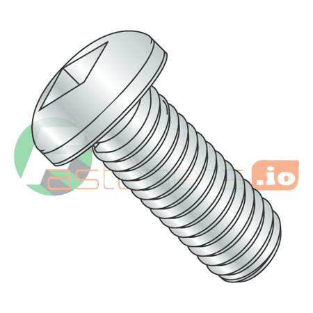 

10-32 x 1/2 Machine Screws / Square / Pan Head / Steel / Zinc (Quantity: 8 000 pcs)