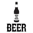 thumbnail image 2 of CAD Designs 26x32 White Modern Wood Framed Museum Art Print Titled - Wish You Were Beer, 2 of 4