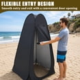 thumbnail image 4 of Wavraging Shower Tent, 3.9 x 3.9 x 6.2ft Pop Up Privacy Portable Camping Changing Tent for Outdoor Toilet, Dressing Room and Bathroom with Carry Bag for Beach, Camping, Hiking, 4 of 8