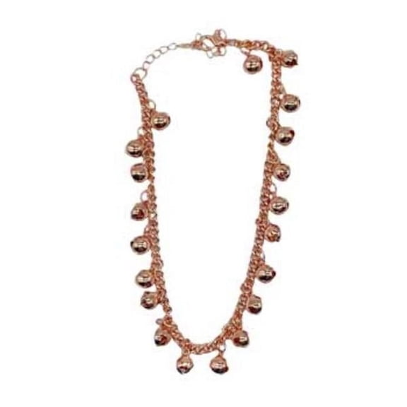 AzureGreen JABG Goldtone Anklet with Bells