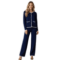 thumbnail image 1 of Conjunto Dama Unitalla Suéter Tejido y Pantalón Estilo Moderno Casual, 1 of 5