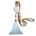 thumbnail image 2 of Latrodar Women's Bohemian Pendant Tassel Sweater Chain Hand-Made Wooden Bead Necklace D up to 30% Off, 2 of 3