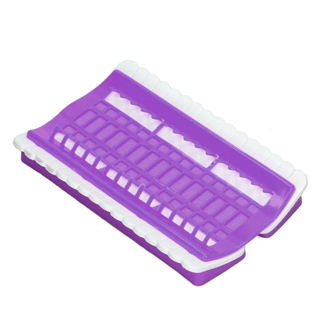 Embroidery Shelf, Thread Organizer Efficient Sorting For Pointed Needle Rose Red,Green,Purple