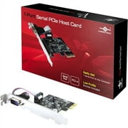 Vantec UGT-PCE10SR 1-Port Serial PCIe Host Card, Silver