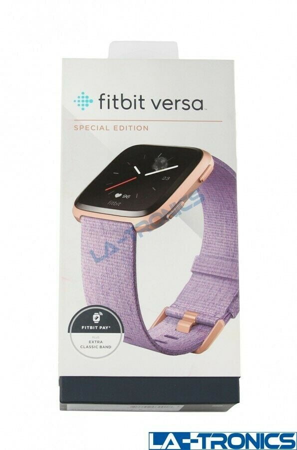 lavender rose gold fitbit versa