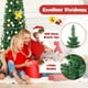 thumbnail image 2 of Lápiz artificial Giantex con forma de árbol de Navidad 1,8 m con soporte de metal, 2 of 6