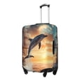 thumbnail image 1 of Fotbe Sailing Dancing Dolphin Funda Protectora para Equipaje, Antirrayones y Resistente a la Suciedad, Compatible con Maletas de 18 a 32 Pulgadas-Large, 1 of 7