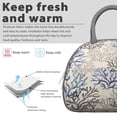 thumbnail image 3 of Insulated Lunch Bag Women, Reusable Seastars Seaweed Coral Marine Life Tote Lunch Box, Leakproof Cooler Lunch Bags for Work Office Travel Picnic, 3 of 4
