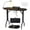 Black with Dust Collector, variant on Advwin Foldable Manicure Table with Dust Collector & Lamp, Portable Rolling Nail Tech Desk with Drawer, Wrist Cushion, Lockable Wheels, 4 Hooks, Mobile Nail Workstation for Travel & Home Salon, White