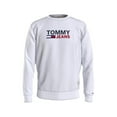 thumbnail image 2 of Tommy Hilfiger Bart Crew Mens Active Sweaters Size XXL, Color: White/Black, 2 of 2