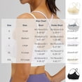 thumbnail image 4 of Vetsdori Womens Wirefree Sports Bras Racerback Workout Bralette Padded,Lightweight Bras for Women Soft, 4 of 8