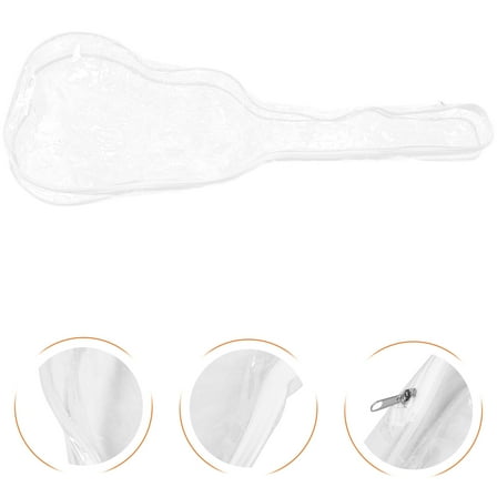 GOOHOCHY  Guitar Cases Bass Hard Lightweight Cover Travel Transparent