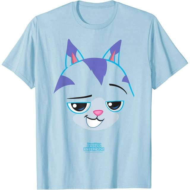 DreamWorks T-Shirt Halloween Grand Visage de Chat de Gabby - comme sur l'Image - 3TG