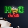 thumbnail image 2 of Handmadetneonsign Peace On Earth Neon Sign, Merry Christmas Led Sign, Christmas Neon Light, Happy, 2 of 5
