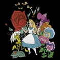 thumbnail image 2 of Men's Alice in Wonderland The Flowers and Alice  Pull Over Hoodie Black Medium, 2 of 4