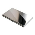 thumbnail image 4 of Tarjetero de acero inoxidable para tarjetas de visita, organizador de tarjetas, caja de almacenamiento para hombres y mujeres, compacto y versátil. Estilo C, 4 of 8