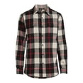 thumbnail image 2 of Burnside Men's Plaid Flannel Shirt, Sizes S-2XL, 2 of 5