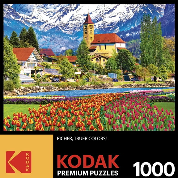 Cra-Z-Art Kodak 1000-Piece Brienz Switzerland Adult Jigsaw Puzzle