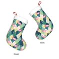 thumbnail image 3 of Balery Flamingo Pattern Christmas Stockings with Initials, 18" Large Knit Christmas Stocking,Xmas Stocking for Kids, Holiday and Family Stocking, 3 of 7