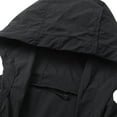 thumbnail image 4 of Amvlyk Lightweight Rain Jackets for Men Waterproof Casual Solid Pockets Sunscreen Coats Hooded Shell Jacket Soft Long Sleeve Zip Up Windbreaker Coats for Hiking Travel Outdoor Sports, 4 of 7