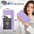 thumbnail image 3 of Bolso de mano Wallet Chelmon de piel con bloqueo RFID para mujer, 3 of 6