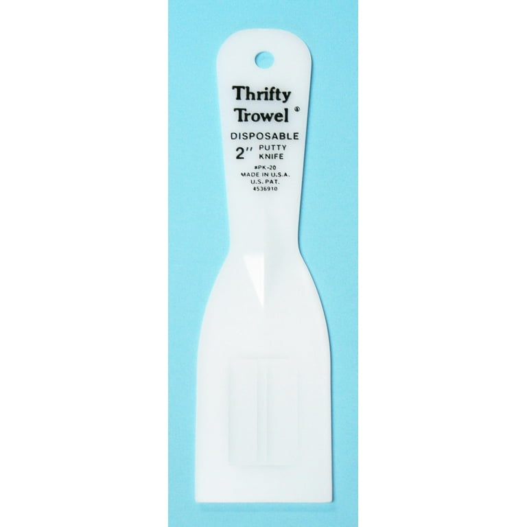 Thrifty Trowel Disposable 2in Putty Knife plastic disposable box of 36