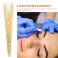 thumbnail image 4 of Miangastore Eyebrow Golden Ratio Ruler Stainless Steel 1Set 9.8x2x0.2in, 4 of 8