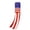 B, variant on HaCpiu Patriotic July Fourth Wind Sock Streamer Flag, 27" Red White Blue 250th Anniversary Decorations, Independence Day Decor for Yard, Porch & Outdoor Hanging Decor