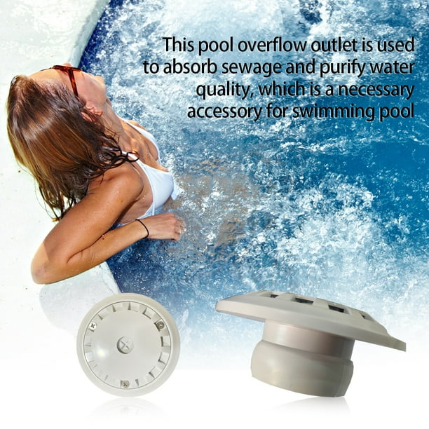 Pool Overflow Outlet Nozzle Basin Material; The pool Draining Water