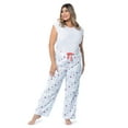 thumbnail image 6 of Fruit of The Loom Women's Fleece Pajama Sleep Pant, Sizes S-3X, 6 of 11