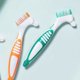 thumbnail image 2 of 4 Uds cepillo para dentadura postiza cepillo de dientes de doble cara cerdas multicapa cepillos de dientes duros para dentadura cepillo de limpieza de dientes para dentadura postiza, 2 of 4