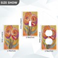 thumbnail image 7 of Yayeee Blank Wall Plate Cover 1-Gang 4.5"x2.7" Home Unused Decorative Outlet, Purple Abstract Floral, 7 of 7