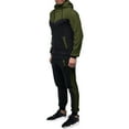 thumbnail image 2 of KaLI_store Sweatsuits for Men Mens 2 Piece Set Tracksuit Camouflage Sweatshirt Jogger Sweatpants Jogging Suits Sweatsuit Army Green,M, 2 of 5
