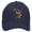 Navy, variant on Fly Fishing Man Embroidered Cotton Twill Cap - Navy OSFM